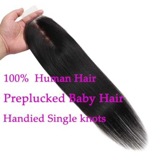 20 Inch Human Hair Lace Closure 2x6 Straight HD Transparent Skinlike Virgin Brazilian