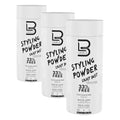 L3 Level 3 Light Hold Styling Powder - Natural Matte Hair Texture, 1 Ounce (Pack of 3)