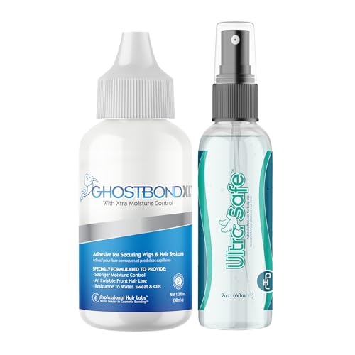Invisible Lace Wig Adhesive & Gentle Remover Set - Water & Oil Resistant, Sensitive Skin Safe