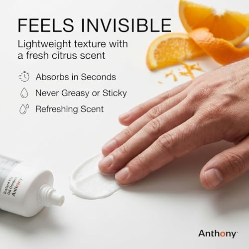 Anthony Instant Fix Oil Control for Men ? Mattifying Lotion for Oily Skin ? Moisturizer and Pore Minimizer Instantly Eliminates Shine ? 3 Fl Oz