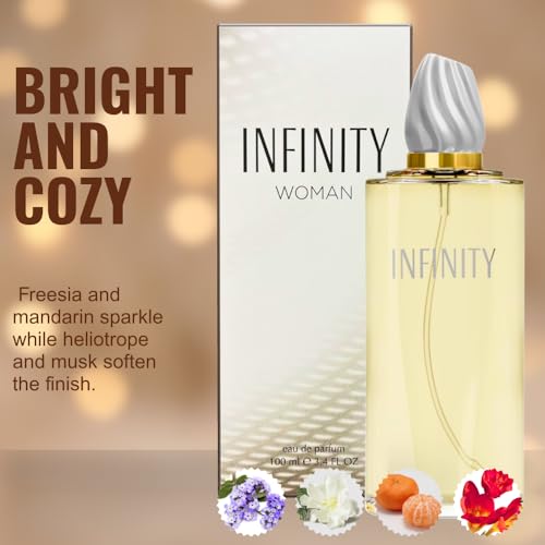 Infinity Woman Perfume for Women - Floral Musk Sandalwood Eau De Parfum 100ml