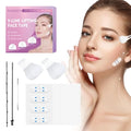 160PCS Face Lift Tape for Wrinkles & Sagging Skin ? Invisible Facelift Strips for Women, Waterproof & Comfortable, Natural V-Shape Lifting Support Aloe Vera