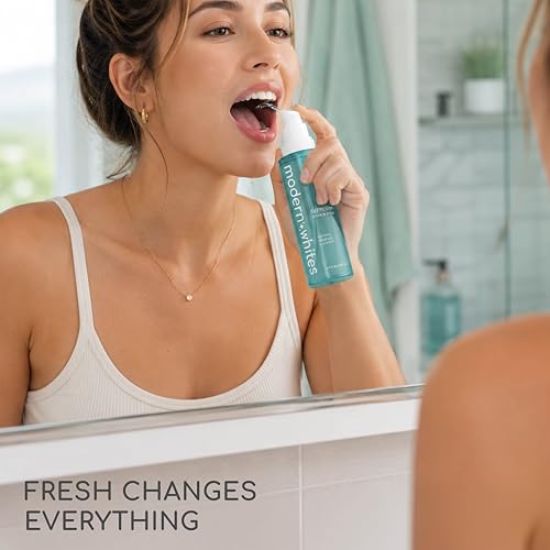 Modern Whites Alcohol-Free Mint Mouthwash & Oral Spray Pack – Travel & Daily Use