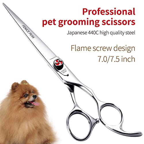 7.5-Inch Hair Cutting Scissors - Sharp 440C Stainless Steel Barber Shears