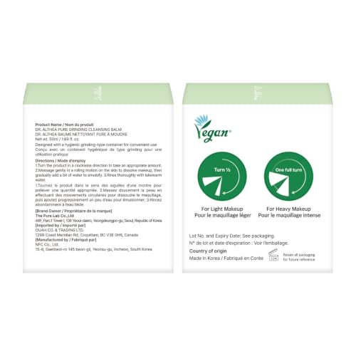 Pure Grinding Cleansing Balm - 1.69 Fl Oz, Korean Vegan Skin Care, Variation of THIS listing