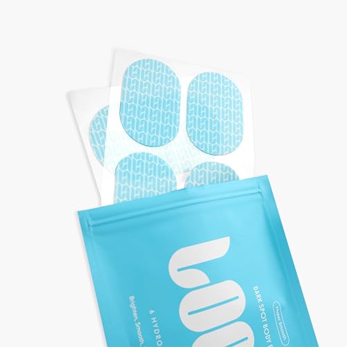 LOOPS Hyper Smooth Dark Spot Hydrogel Body Masks, Smooth, Refine, and Reduce Dark Spots - Body Patches Assorted Sizes (Pack of 6)