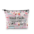 GJTIM Nail Tech Gift Nail Tech Survival Kit Accessories Travel Organizer Bag Manicurist Gift Nail Artist Gift Beautician Gift (Nail Tech2 Bag)