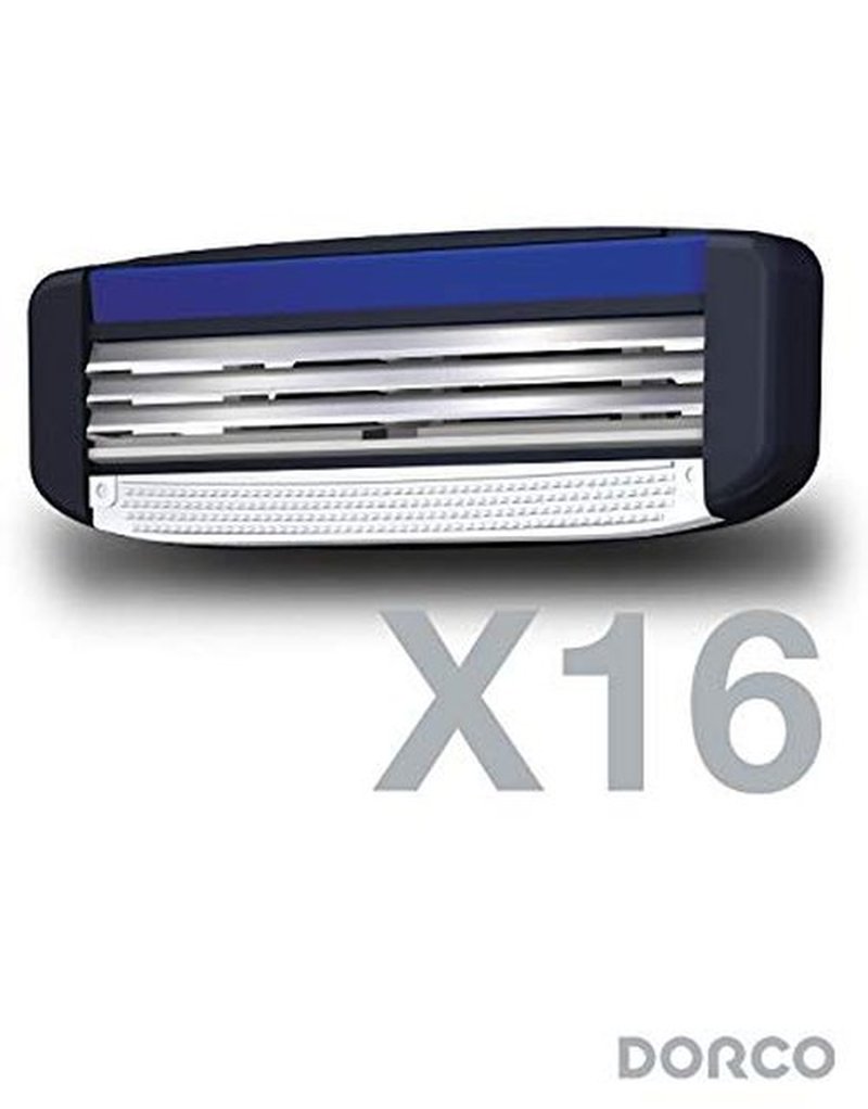 Dorco Pace 3 - Three Razor Blade Shaving System- Value Pack - 16 Cartridges (No Handle)