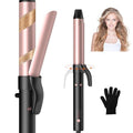 Black Ukliss 1.25 Inch Automatic Rotating Curling Iron with Dual Voltage