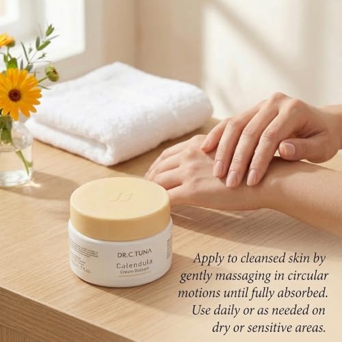 FARMASi Dr. C. Tuna Calendula Cream Balsam for Dry Sensitive Skin 2.7 fl oz