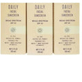 Generic Trader Jo Daily Facial Sunscreen Broad Spectrum SPF40, oil free invisible, gel formula, fragrance free, water + Sweat Resistance (3 Pack)
