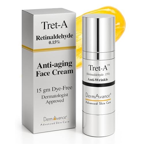 Tret-A Retinaldehyde 0.15% Strongest Anti-Aging Face Cream Routine for Women ? Anti-Aging Face Moisturizer & Wrinkle Face Cream ? Moisturizing Routine ? 15ml