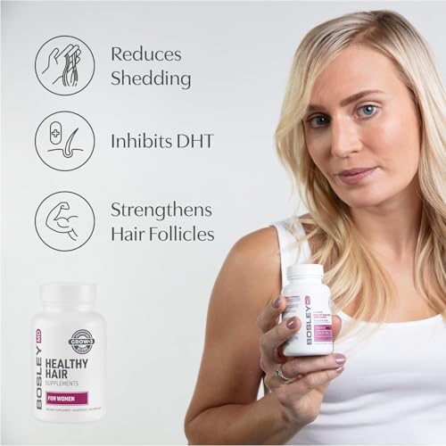 Women's Hair Growth Supplements with Biotin - DHT-Blocking Botanicals - 60 Capsules, 2-Month Supply - Variation of Women’s with Biotin