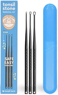 Tonsil Stone Remover Tool Kit - Small, Medium & Large Black - Gentle Painless Tonsil Stones Removal