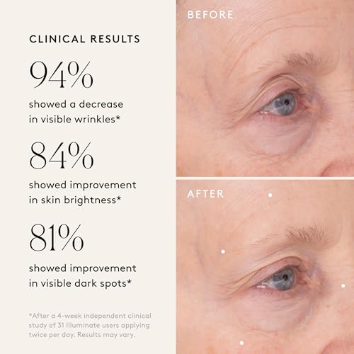 Naked & Thriving Illuminate Face Serum with Hyaluronic Acid & Vitamin C – Organic Anti-Aging Treatment for Mature Skin