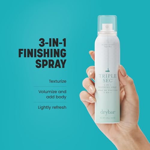 Drybar Triple Sec 3-in-1 Finishing Spray Vanilla 4.2oz - Adds Texture & Refreshes Hair