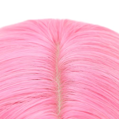 PATTNIUM Long Curly Wavy Kids Wig Blonde to Pink, Heat-Resistant Synthetic Hair