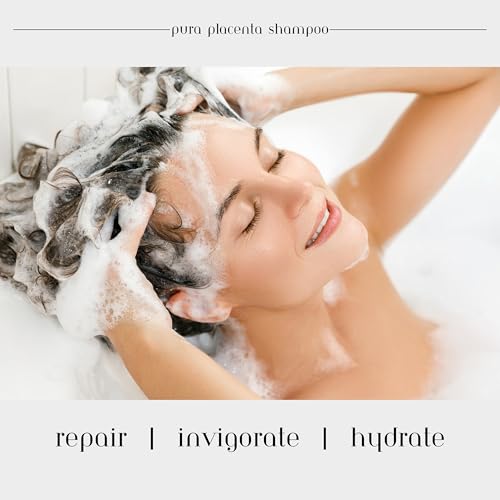PURA PLACENTA Reconstructor Shampoo with Proteins & Natural Oils - 32 fl oz - Variation: PURA PLACENTA / 32 Fl Oz