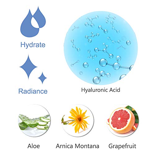 Hyaluronic Acid Moisturizing Facial Mask - 8 Sheet Pack