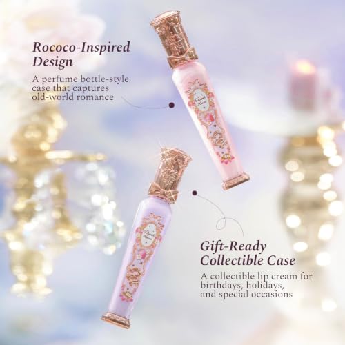 Flower Knows G01 Strawberry Macaron Glowy Lip Gloss, Light Baby Pink 0.12 Fl Oz