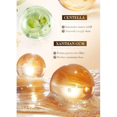 Hyaluronic Acid Face Serum with Vitamin C & Collagen - Anti Aging Moisturizing Facial Serum for Women - Vegan Skincare for Fine Lines & Dark Circles