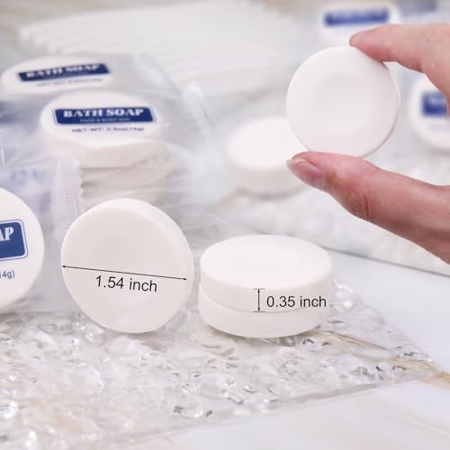 Bulk Travel Mini Bar Soap 100 Pack - 0.5oz Individually Wrapped Hotel Soaps