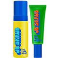 JB SKRUB Face Lotion and Foaming Face Wash for Sensitive Skin - AM + PM Skincare Duo - pH Balanced, Blue Light Defense - Kid and Teen Radiance