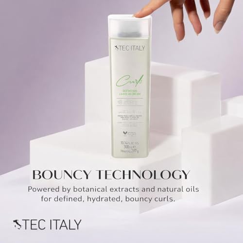 Tec Italy Curl Defining Leave-In Hair Cream for Curly & Wavy Hair 10.14 fl oz