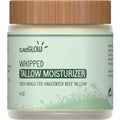 Whipped Beef Tallow Skin Moisturizer - Unscented Grass Fed Organic Beef Tallow Face Cream - Honey Balm & Jojoba Oil - 4 oz
