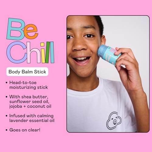 YAWN Makeup & Skincare Kit for Kids | Non-Toxic, Vegan, Cruelty Free, Talc Free | Lip Balm, Tinted Face Multi-Stick for Lips & Cheeks, and Universal Body Balm Stick | For Kids 3+ | Made in USA