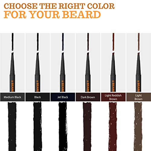Beard Pencil Filler - DARK BROWN - and Complete Beard Shaper Kit