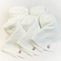 Soft Airy Washcloths 100% Cotton White 13" x 30" Sets of 1, 3, 5 and 10 Towels Made in Imabari Japan (5)