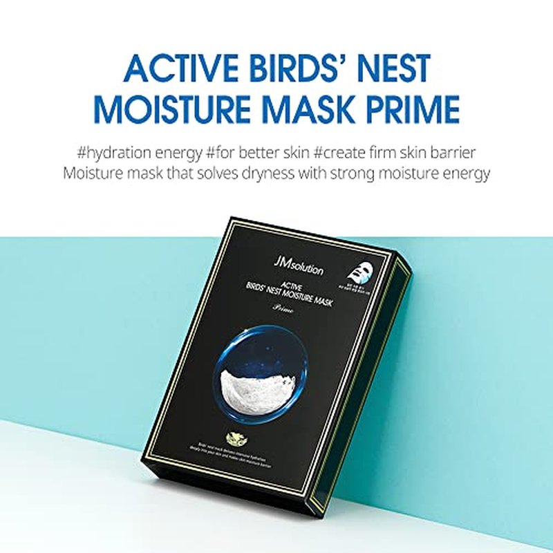 JMsolution ACTIVE BIRDS' NEST MOISTURE MASK (Pack of 10)