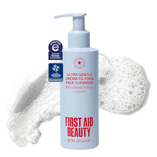 Gentle Cream-to-Foam Facial Cleanser 6oz - Sensitive Skin, Travel Size