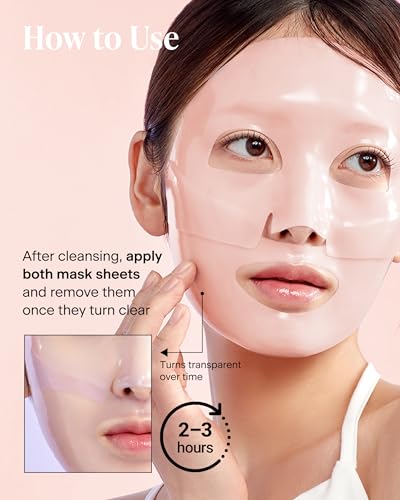 Skin Fit Collagen Nanoshot Face Mask - Hydrating Overnight Hydrogel Sheet with EGF & Elastin