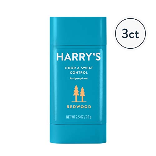 Harry's Antiperspirant Deodorant for Men - Redwood 2.5 oz Pack of 3 - Sensitive Skin