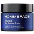 HommeFace Men¡¯s Advanced Age Defense Anti-Wrinkle Day & Night Face Cream - Korean Skincare Technology with Volufiline, Ceramide, Hyaluronic Acid, Peptides & Collagen, 1.76 oz