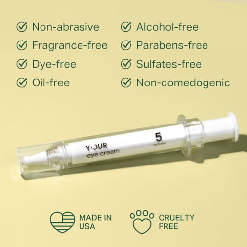 Y¡¯OUR Retinol & Peptide Complex Eye Cream: Anti-Aging for Dark Circles, Puffiness, Wrinkles & Crow¡¯s Feet; Hydrating & Under Eye Repair. Made in USA. Gifts for Women