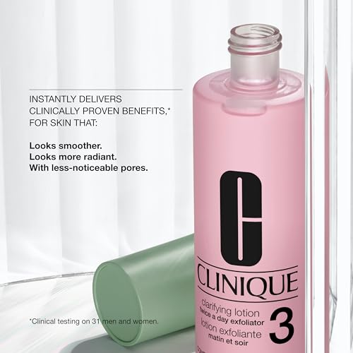 Clinique Clarifying Toner for Exfoliating Face Skin Care - 1.0 to 4 Formulas