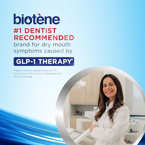 Biotene Oral Rinse Mouthwash for Dry Mouth Fresh Mint Pack of 2 - 33.8 Fl Oz