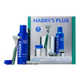 Harry's Plus Shaving Gift Set for Men - Premium Razor & Shave Gel Kit