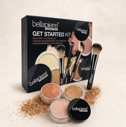 Mineral Makeup Kit Medium - Get Started Set with Foundations, Blush & Bronzer