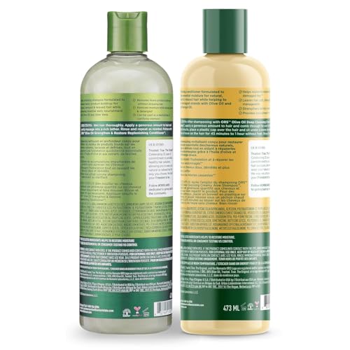 ORS Olive Oil Aloe Shampoo & Replenishing Conditioner Set - Hydrating Hair Care