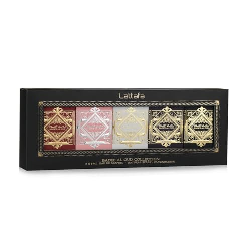 Lattafa Bade'e Al Oud 5×5ml Perfume Gift Set Unisex Fragrances Collection
