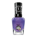 Sally Hansen Miracle Gel Salon Quality Nail Polish | Gel-Like Formula, Two-Step System, No UV Light Needed, Long Lasting | Shimmery | 888 Frosted Tips | Purple Nail Polish