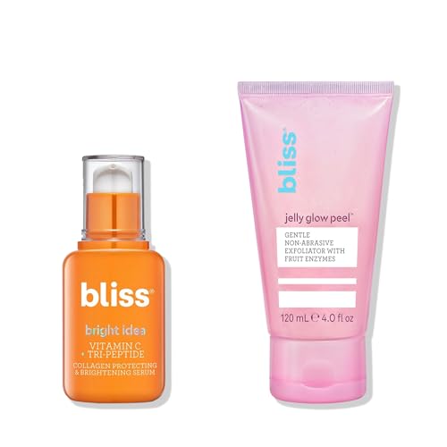 Bliss Jelly Glow Peel¢â Gentle Non-Abrasive Cleanser and Exfoliator With Fruit Enzymes - 4 Oz - Nourishes and Hydrates Skin - Clean - Vegan & Cruelty Free