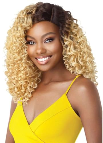 Synthetic Lace Front Wig with Hand-Tied Part for Women - Deandra S1B/30