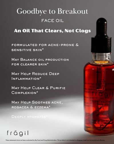 Hydrating Face Oil for Acne & Sensitive Skin - Natural Vegan Elixir 1.69 fl oz