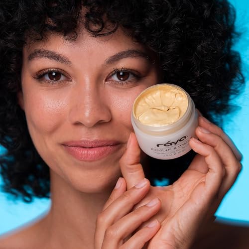 Raya Bio-Sulfur Masque Facial Clay Mask for Oily Skin with Vitamin B - Pore Purifying