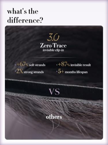 Zero Trace Body Wave Clip-In Hair Extensions 16 Inch 100g - 7pcs